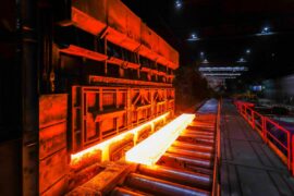 Steel mill, Germany.