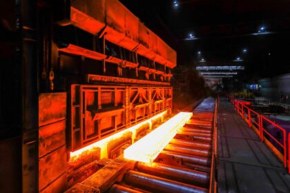 Steel mill, Germany.