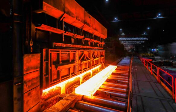 Steel mill, Germany.