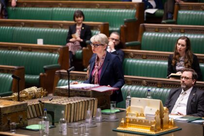 UK foreign secretary Yvette Cooper in the House of Commons on 19 March 2026.