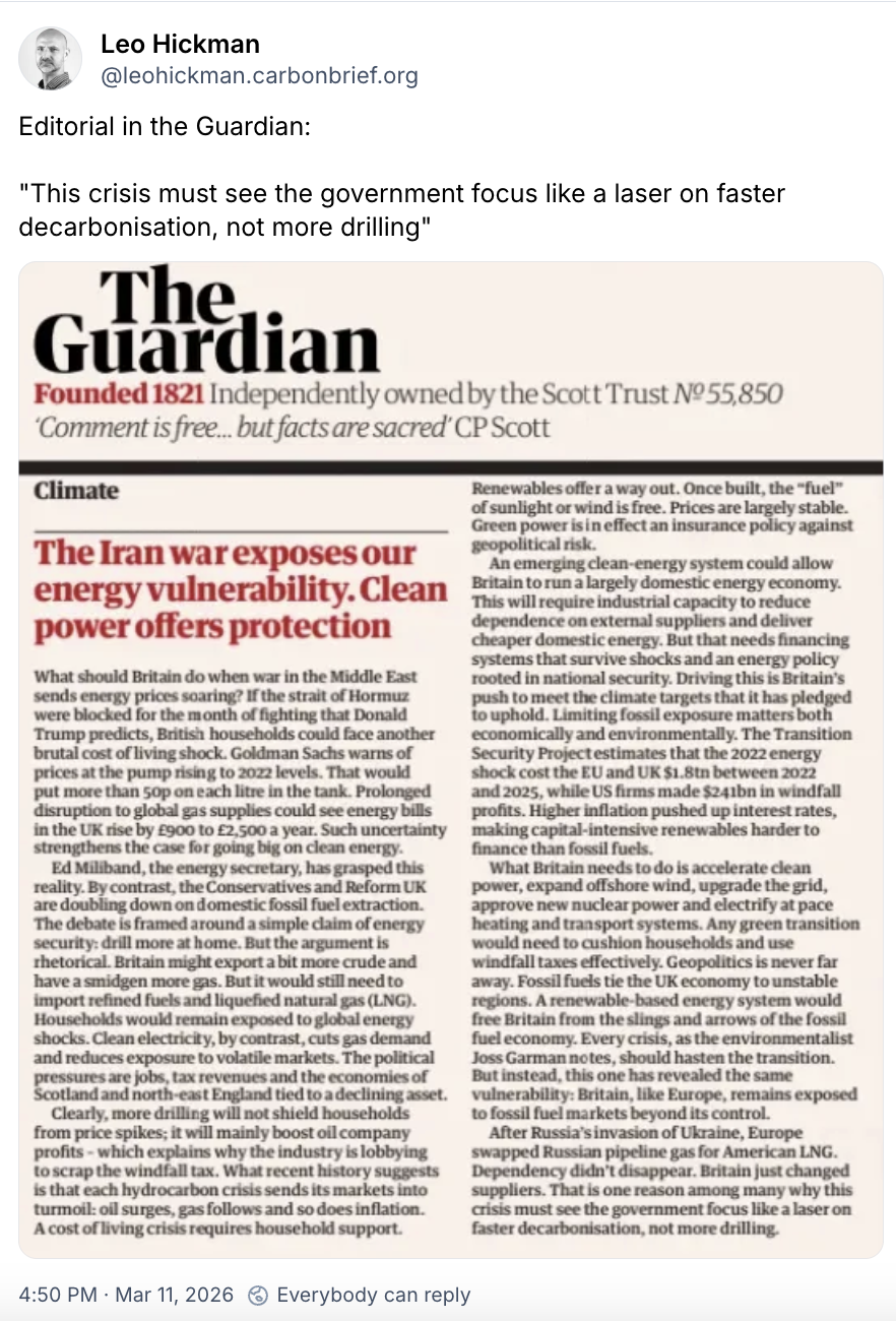 Leo Hickman on Bluesky: Editorial in the Guardian