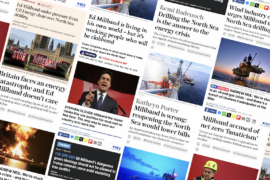 Cover montage for North Sea oil and gas factcheck