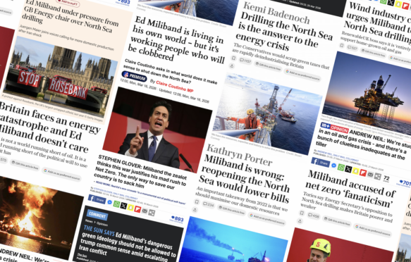 Cover montage for North Sea oil and gas factcheck