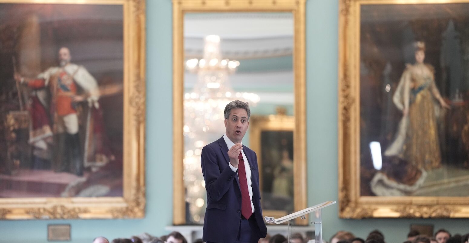 Energy Security and Net Zero Secretary Ed Miliband speaking at the National Growth Debate at the Institute of Directors in London on 21 April 2026.