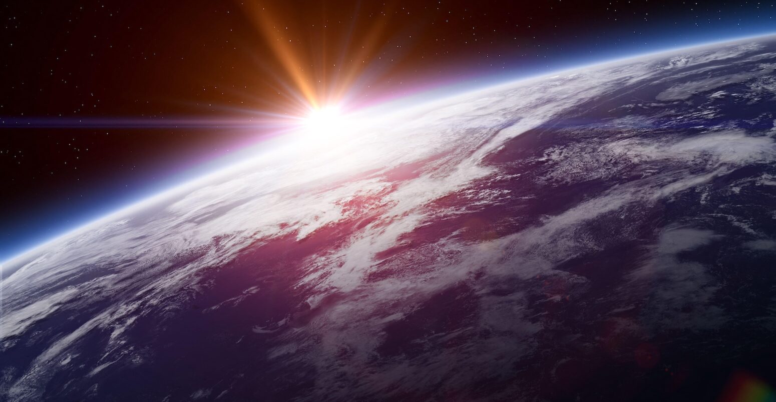 Planet earth from space.