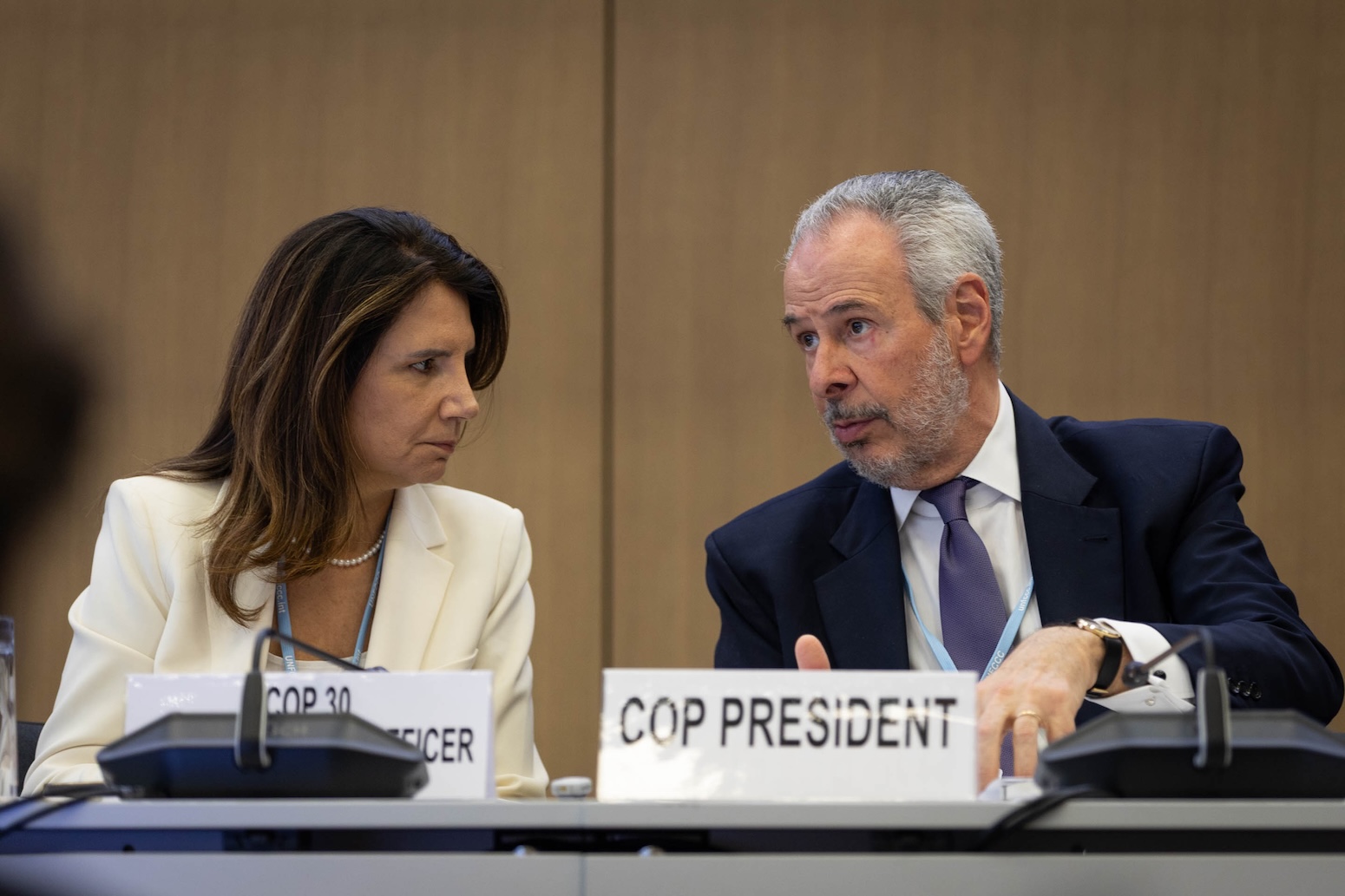 Ana Toni, COP 30 Presidency, and André Aranha Corrêa do Lago, COP 30 President.