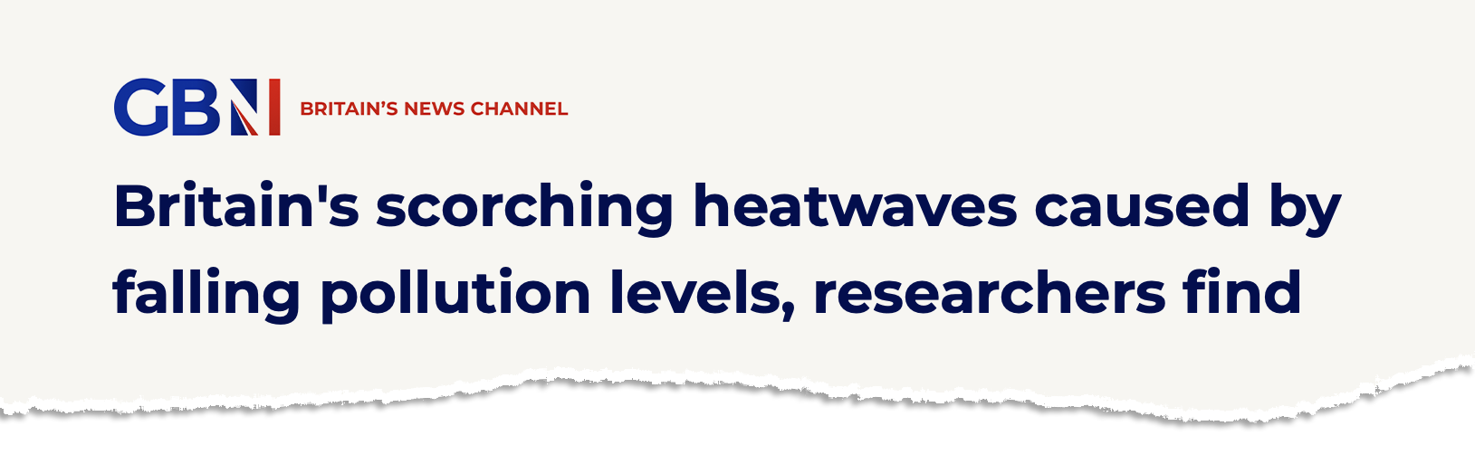 Headline on GB News, 23 July 2026.